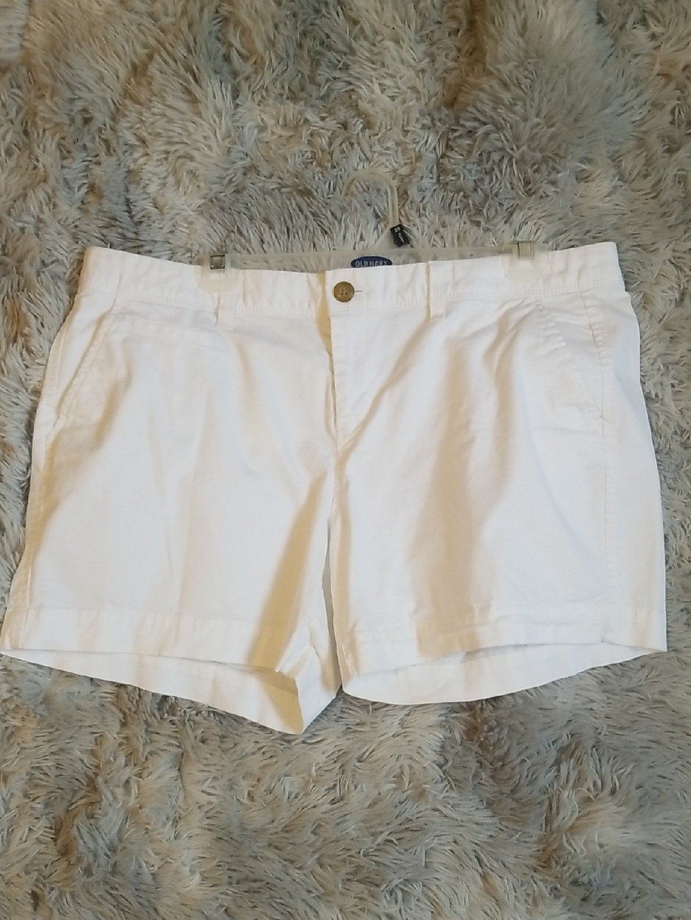 Old Navy White Chino Shorts